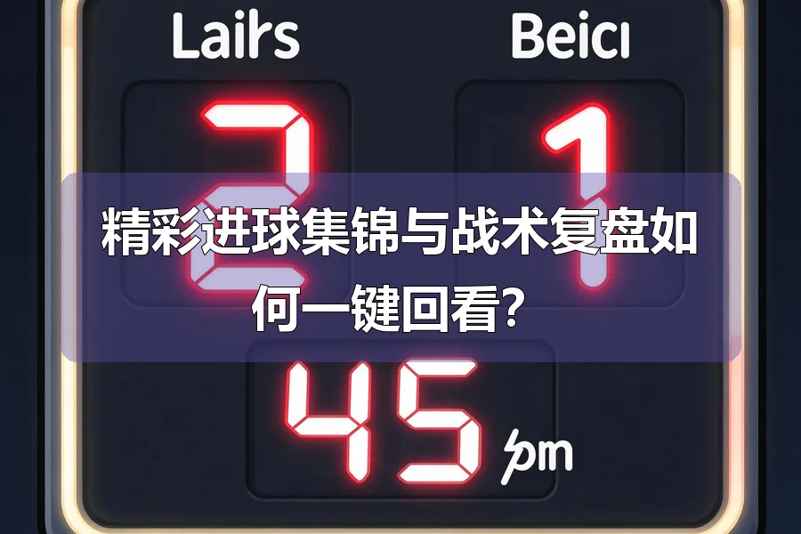 精彩进球集锦与战术复盘如何一键回看？